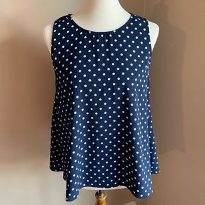 NWOT Polka Dot Dolman Blouse